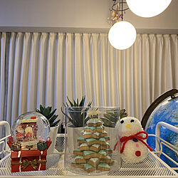 クッキーツリー/アイシングクッキー/今宵はホワイトクリスマス/IKEA購入品/マンション暮らし...などのインテリア実例 - 2020-12-25 22:19:14