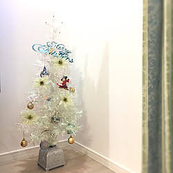 リビング/クリスマスツリー/クリスマス/ディズニー/ホワイトクリスマスのインテリア実例 - 2018-12-02 20:21:07