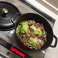 キッチン/ロールキャベツ♡/STAUB24cm/Blogやってます♪のインテリア実例 - 2016-10-15 18:26:27