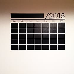キッチン/ウォールステッカー/カレンダー2015のインテリア実例 - 2015-01-18 17:01:07