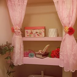 バス/トイレ/DIY/300円SHOP/ぴんく♡/かわいい♡...などのインテリア実例 - 2015-04-16 10:56:28