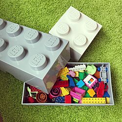 部屋全体/◎ホワイト/◎グレー/Lego storage box/TOY...などのインテリア実例 - 2017-05-11 17:56:01