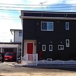 部屋全体/HOME SWEET HOME/red postbox /B&W/red door...などのインテリア実例 - 2014-02-11 08:44:46