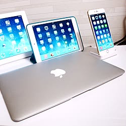 棚/Apple/MacBook Air/Mac/ガジェットのインテリア実例 - 2015-05-21 08:04:46