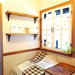 バス/トイレ/中古住宅リフォームなし/カフェ風を目指して♪/フォロー＆いいね！ありがとうございます☆/DIY...などのインテリア実例 - 2017-06-16 06:49:47