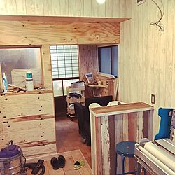 壁/天井/クロス/DIY/ハンドメイド/美容室のインテリア実例 - 2017-03-27 23:31:50