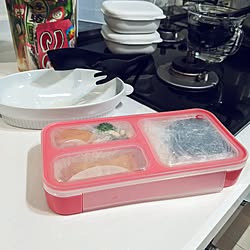 お弁当/日曜の朝/こんにゃくパーク/飲むジュレ/お弁当箱...などのインテリア実例 - 2023-07-09 10:30:52