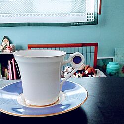 机/お茶の時間/可愛いです。/ちょっと古い日本の食器/ワクワクします。...などのインテリア実例 - 2023-05-11 22:45:28