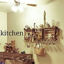 キッチン/green/植物/変わらぬ風景～( ￣▽￣)/蒸し器を棚に❤...などのインテリア実例 - 2015-01-31 21:40:53