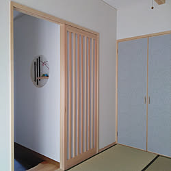 部屋全体/和の空間/6畳和室/白木の建具/丸型ニッチ...などのインテリア実例 - 2020-04-03 09:47:17