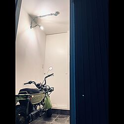 DIY/笠松電機 ブラケット/バイク/玄関/入り口のインテリア実例 - 2022-09-23 22:40:52