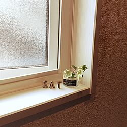 玄関/入り口/アルファベットオブジェ/窓/植物のインテリア実例 - 2016-06-01 07:17:05