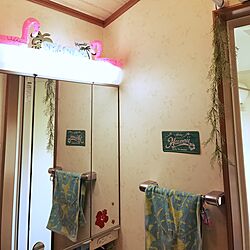 バス/トイレ/二世帯住宅の二階/いつもありがとうございます♡/ハワイアン/フラミンゴ...などのインテリア実例 - 2017-05-02 16:33:05