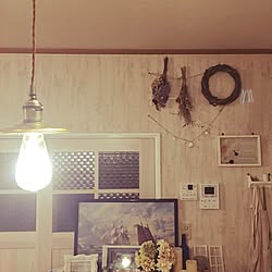 キッチン/スワッグ/フォロー&いいね ありがとうございます♡/emiさんプレ企画/部屋づくり迷走中...などのインテリア実例 - 2017-02-11 01:40:55