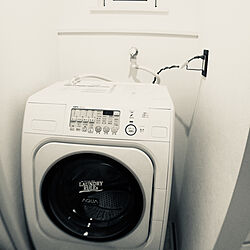 バス/トイレ/DIY/洗濯機周り/モノトーン/パンカバーのインテリア実例 - 2018-01-21 16:25:30