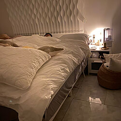 夜/バ－チカルブラインド/IKEA 照明/寝室/ベッド周り...などのインテリア実例 - 2022-04-08 22:56:13