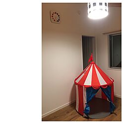 部屋全体/子供部屋/IKEA/IKEAテント/子供テントのインテリア実例 - 2016-08-06 20:15:28