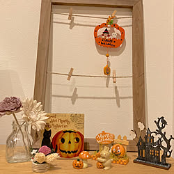 ハロウィン/seria/100均/Daiso/棚のインテリア実例 - 2021-09-08 09:08:55