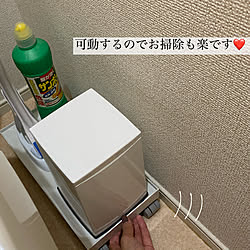 お掃除しやすいおうちに＊/トイレ収納/無印良品/キャスターもつけられるフタ/キャスター付き...などのインテリア実例 - 2020-05-02 11:49:46