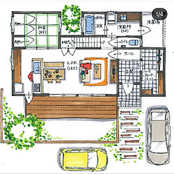 間取り図のインテリア実例 - 2021-09-06 12:24:05