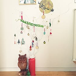 玄関/入り口/クリスマス/IKEA/セリア/3COINSのインテリア実例 - 2015-11-15 19:54:22