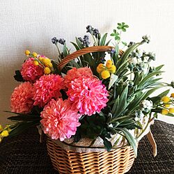 棚/フェイクグリーン/花のある暮らし/花のある風景のインテリア実例 - 2017-03-12 14:58:24
