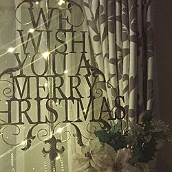 リビング/Merry Christmas/イルミネーション/fairy lights/クリスマス...などのインテリア実例 - 2016-12-24 08:16:34