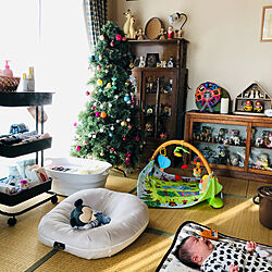 クリスマスツリー/クリスマスディスプレイ/東欧のおばあちゃんの部屋/ノスタルジック/子供と暮らす。...などのインテリア実例 - 2020-12-22 10:33:11