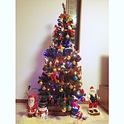 リビング/羊毛フェルト/クリスマス/クリスマスツリーのインテリア実例 - 2016-12-18 13:04:38