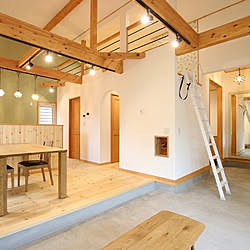 FREEQHOMES/monica/ロフト/カフェ風/無垢の床...などのインテリア実例 - 2022-02-13 16:59:02