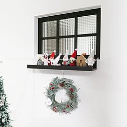 ベッド周り/IKEA/飾り棚/ハンドメイド/クリスマス...などのインテリア実例 - 2023-11-26 21:53:19