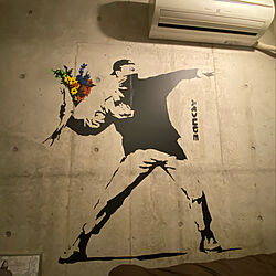 Banksy/アートギャラリー/アートのある部屋のインテリア実例 - 2020-10-09 14:06:50