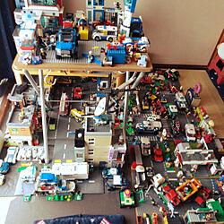 子供部屋/LEGO/LEGO CITY/カラフル/机のインテリア実例 - 2021-05-22 13:49:08