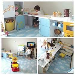 部屋全体/こども部屋♡/DIY/カラボリメイク/ハワイアンのインテリア実例 - 2016-02-07 14:32:40