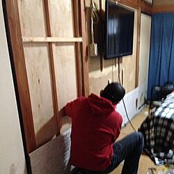 部屋全体/ＤＩＹ工程/DIY/施工工程/壁紙...などのインテリア実例 - 2017-05-08 14:34:25