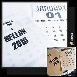机/自作カレンダー/calendar2016/カレンダー2016/ig→dearxxxhys...などのインテリア実例 - 2015-11-24 10:20:35