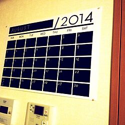 リビング/ブラックボード/カレンダーのインテリア実例 - 2014-08-13 22:29:05