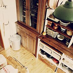 キッチン/レトロ/DIY/キッチン収納のインテリア実例 - 2014-04-12 08:38:48