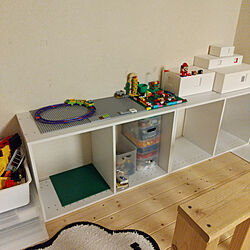 棚/おもちゃ収納/IKEA/和室をキッズスペースに/子供部屋&キッズスペースのインテリア実例 - 2021-06-14 00:23:47
