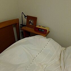 時計/IKEA/パタパタ時計/ベッド周り/昭和レトロのインテリア実例 - 2017-05-12 16:15:44