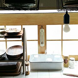 キッチン/リメイク/ホーロー風/収納/窓枠DIY...などのインテリア実例 - 2017-06-30 13:44:00