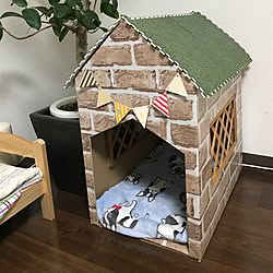 リビング/犬小屋/セリア/DIY/100均...などのインテリア実例 - 2016-08-30 19:56:06