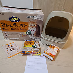 バス/トイレ/猫トイレ/ねこのいる日常/ニャンとも清潔トイレ/ねこと暮らす...などのインテリア実例 - 2022-11-14 08:16:58