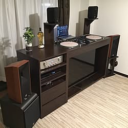 オーディオ/DJブース/JBL/部屋全体/オーダー家具のインテリア実例 - 2015-11-17 20:47:56