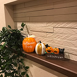 ハロウィン雑貨/ハロウィンディスプレイ/ハロウィン/ダイソー/Daiso...などのインテリア実例 - 2019-09-07 21:54:22