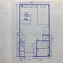 部屋全体/レイアウト/一人暮らしのインテリア実例 - 2021-05-13 09:20:24