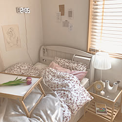 セグメントクロック/nina's room*/大学生の部屋/女の子の部屋/韓国雑貨...などのインテリア実例 - 2020-12-27 20:49:52