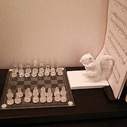 机/チェス/ピアノ/りすのインテリア実例 - 2013-12-16 23:33:27