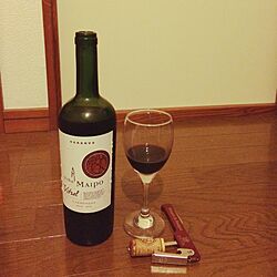 リビング/赤ワイン/癒し/晩酌タイム/日本酒クラブのインテリア実例 - 2017-05-16 19:29:26