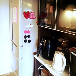 キッチン/おしゃれで可愛く/キティ♡/IKEA/いちごのスポンジ...などのインテリア実例 - 2014-03-29 10:16:42